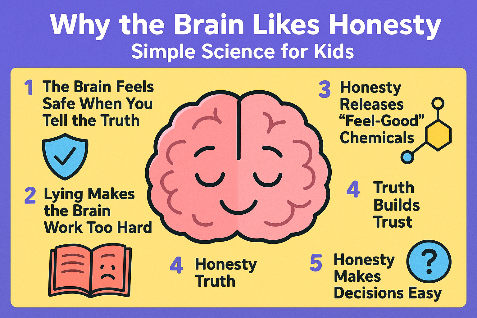 Brain Likes Honesty: Simple Science for Kids 🧠✨